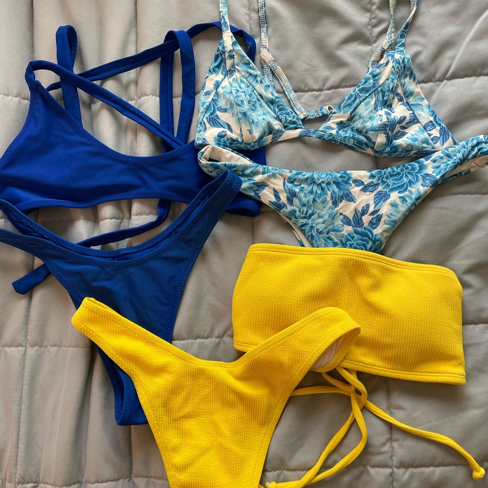 Swim bundle! White fox, Frankie’s, zaful